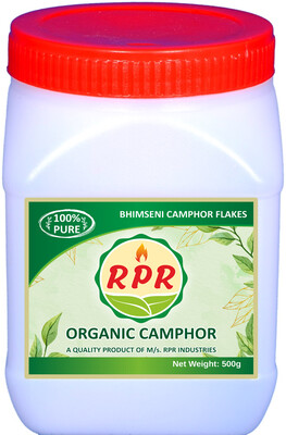 RPR Organic Bhimseni Camphor Flakes, 500g X 1 Jar - photo 3